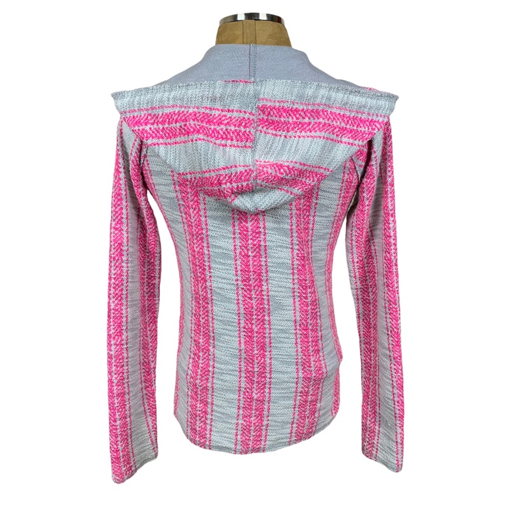 Billabong Striped Textured Knit Baja Beach Hoodie - Picture 5 of 8